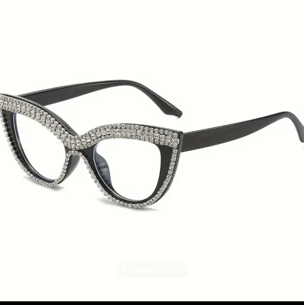 +4.00 Cat eye with Rhinestones reading glasses readers